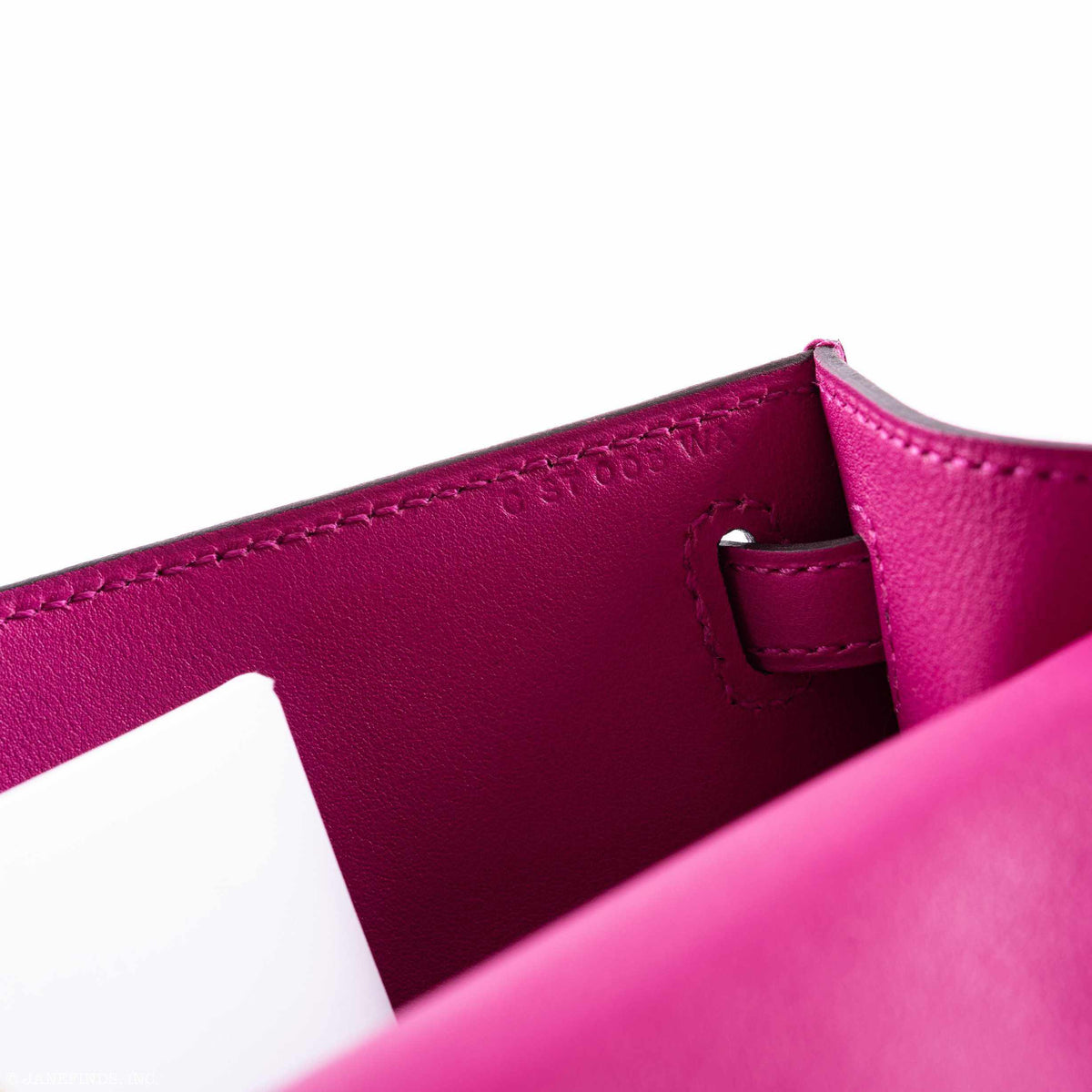 Hermès Kelly Mini Pochette Rose Pourpre Swift Palladium Hardware - 2018, C - photo 7