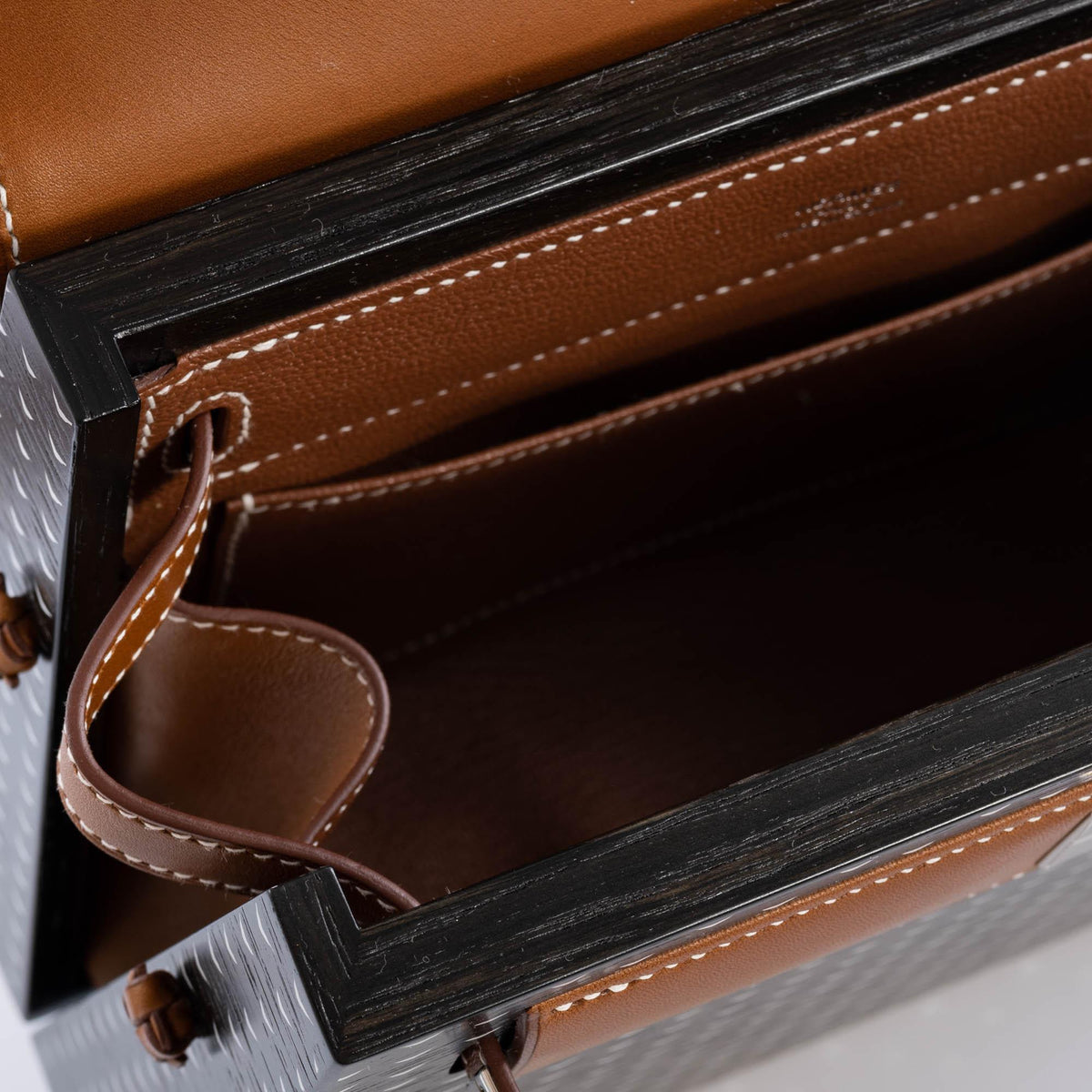 Hermes Kelly Wood 22 Bog Oak, Aluminum & Barenia with Palladium Hardware - 2021, Z - image 12