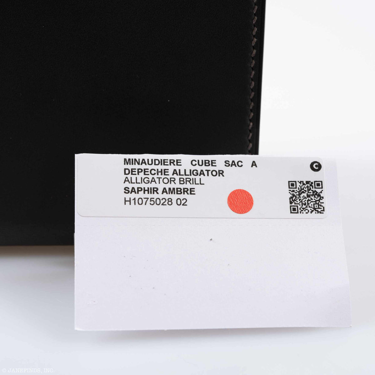 Hermès Minaudière petit h Box Bag, Gray, Saphir, Ambre Porosus Crocodile Silver Hardware - photo 12
