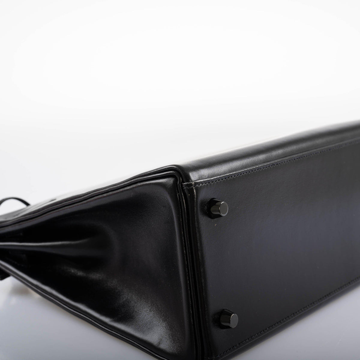 Hermès So Black Kelly 35 Retourne Black Box Leather PVD Hardware - 2011, O Square - photo 6