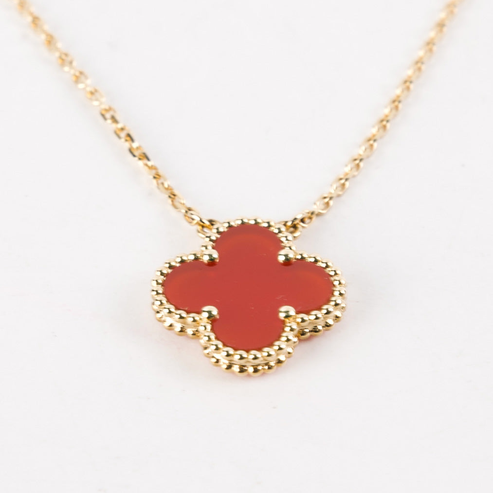 Van Cleef & Arpels VCA Vintage Alhambra Carnelian Necklace 2021 - photo 1