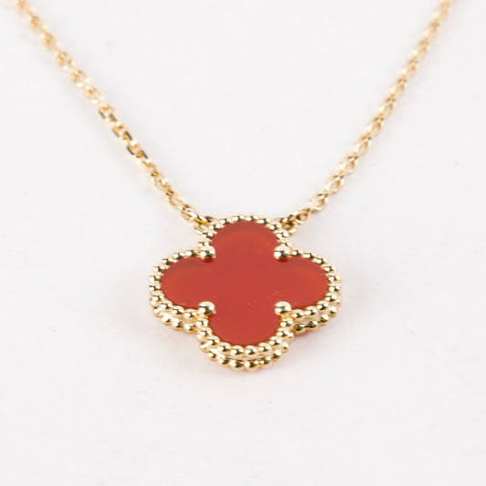 Van Cleef & Arpels VCA Vintage Alhambra Carnelian Necklace 2021 - photo 1