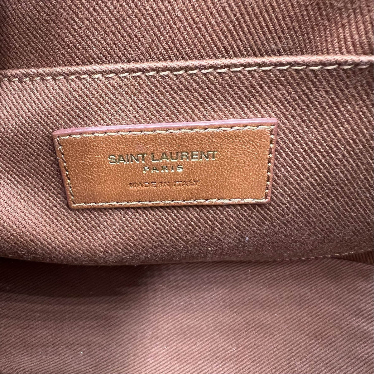 Saint Laurent Monogram Lou Camera Raffia Canvas Beige Brown Leather Shoulder Bag - photo 10