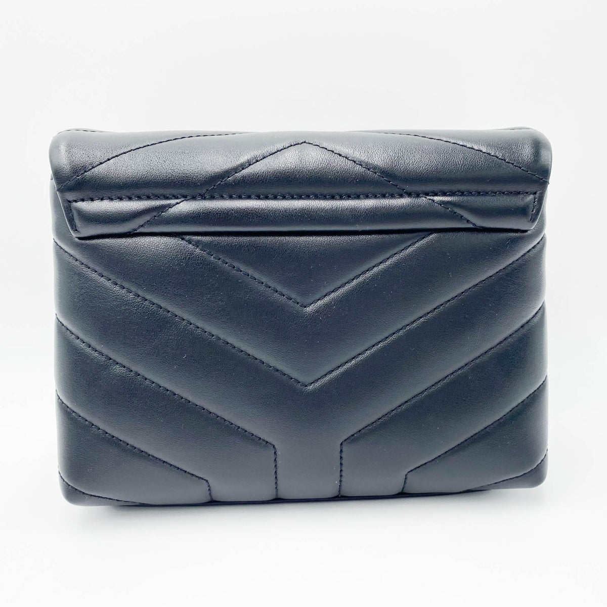 Saint Laurent Monogram Loulou Toy Silver Hardware Black Leather Shoulder Bag - image 5