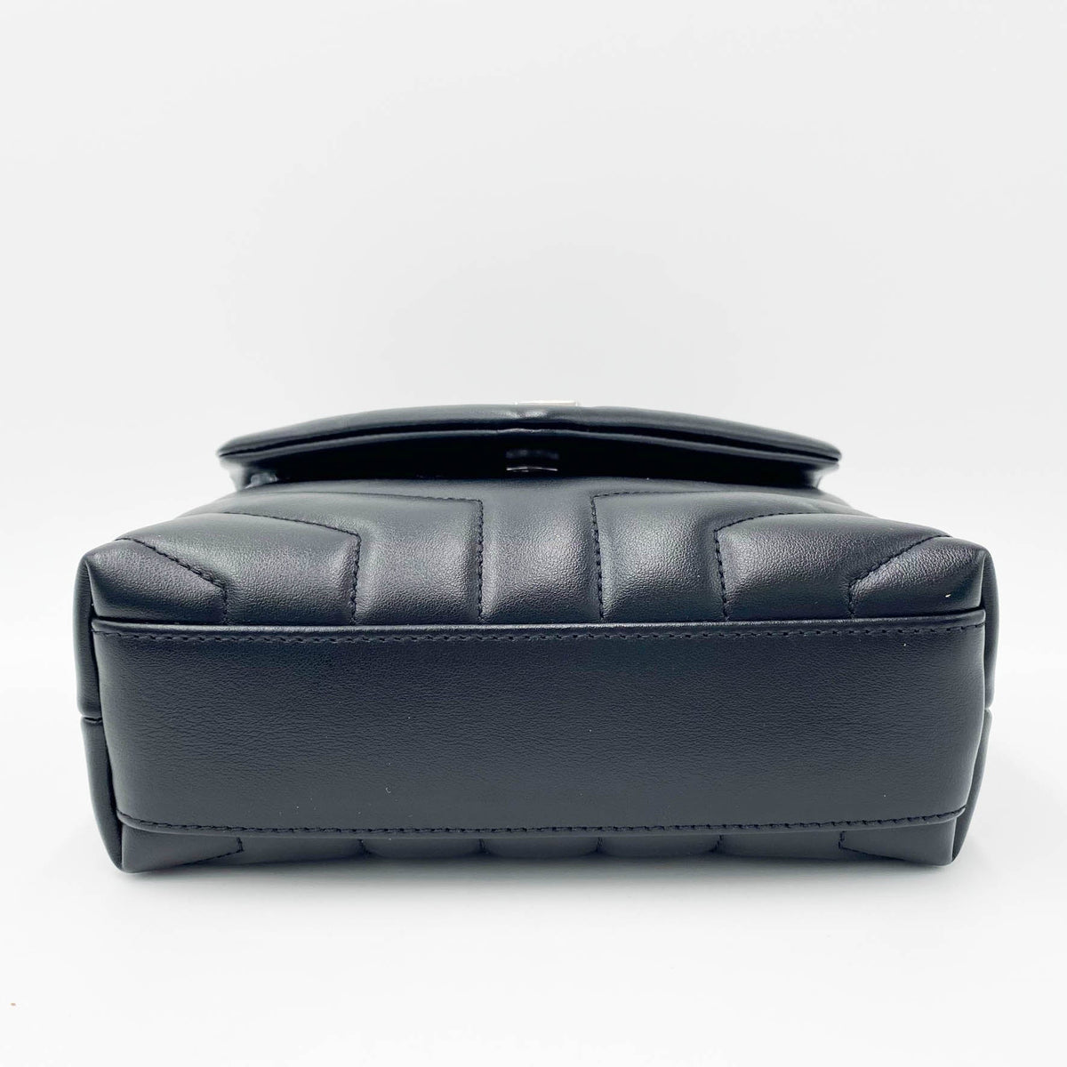 Saint Laurent Monogram Loulou Toy Silver Hardware Black Leather Shoulder Bag - image 6