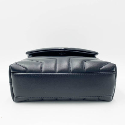 Saint Laurent Monogram Loulou Toy Silver Hardware Black Leather Shoulder Bag - image 6