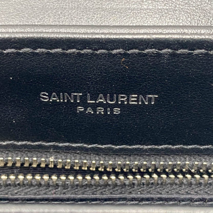 Saint Laurent Monogram Loulou Toy Silver Hardware Black Leather Shoulder Bag - image 13