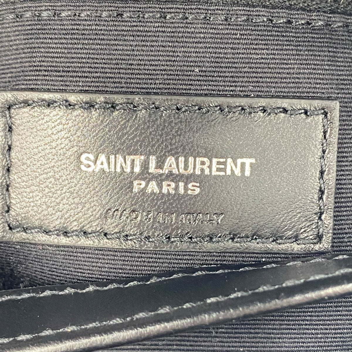 Saint Laurent Monogram Loulou Toy Silver Hardware Black Leather Shoulder Bag - image 14