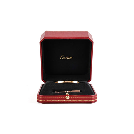 Cartier Small Love Rose Gold Size 16 Bracelet - photo 2