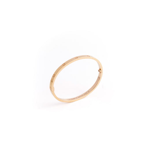 Cartier Small Love Rose Gold Size 16 Bracelet - photo 1