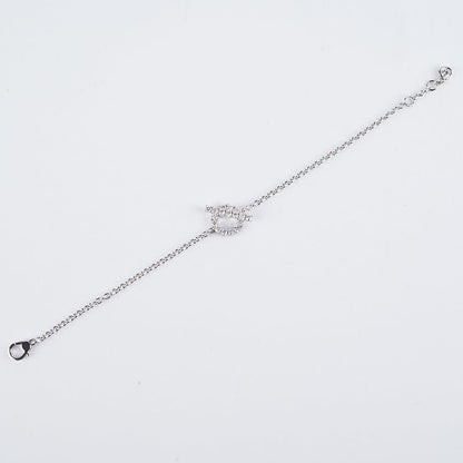 Hermes finess white gold bracelet SH - photo 3