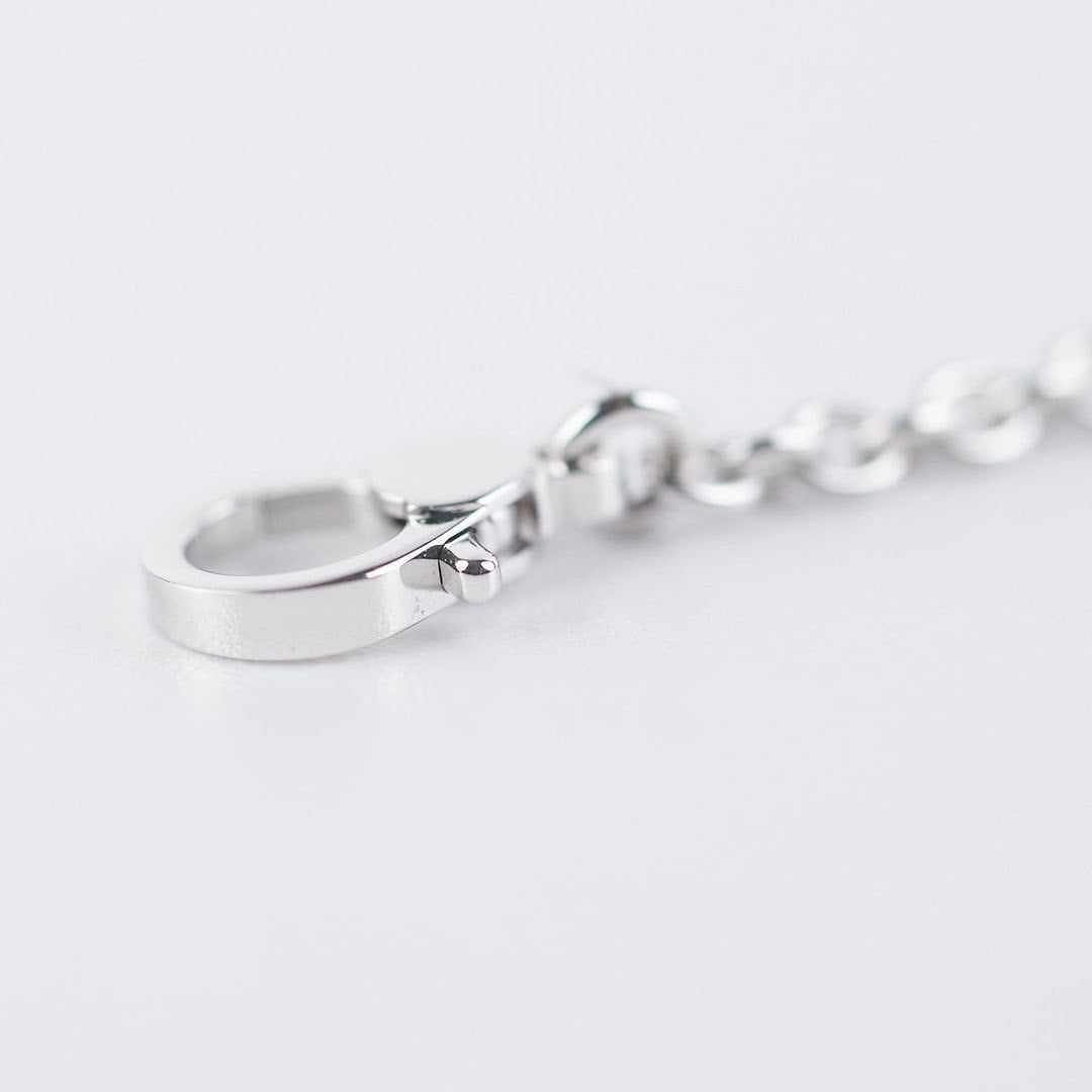 Hermes finess white gold bracelet SH - photo 9