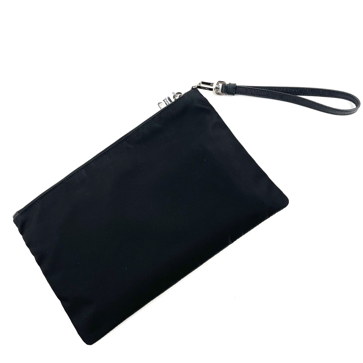 Prada Saffiano-Trimmed Tessuto Wristlet - photo 2