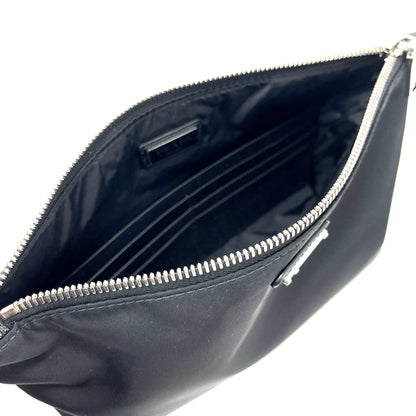 Prada Saffiano-Trimmed Tessuto Wristlet - photo 5