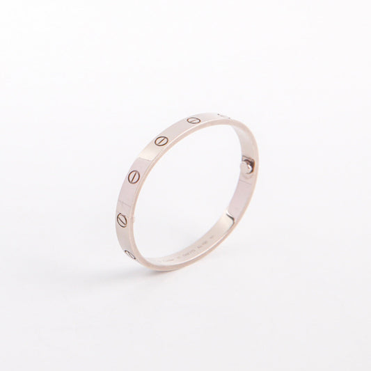 Cartier Love White Gold Size 17 Bracelet - photo 1
