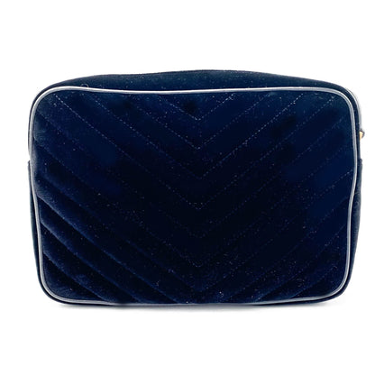 Saint Laurent Monogram Lou Camera Matelasse Black Velvet Shoulder Bag - image 6