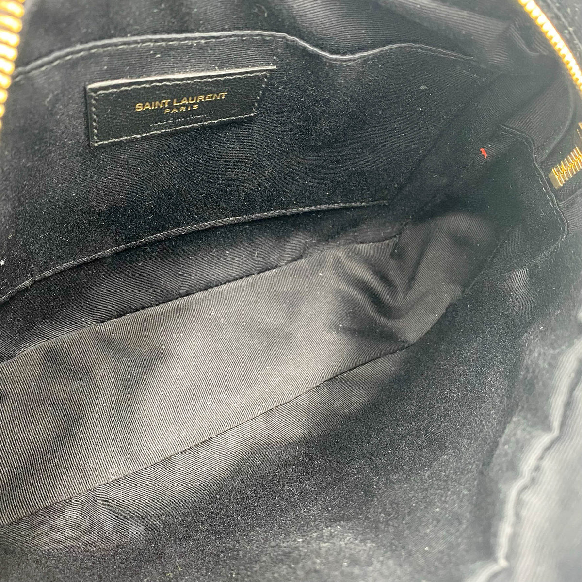 Saint Laurent Monogram Lou Camera Matelasse Black Velvet Shoulder Bag - image 13