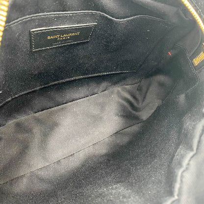 Saint Laurent Monogram Lou Camera Matelasse Black Velvet Shoulder Bag - image 13