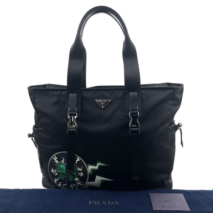 Prada x Universal Frankenstein Montagna Nylon Tote - photo 3