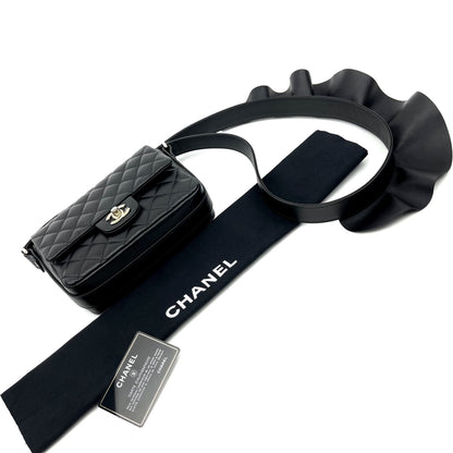 Chanel Calfskin Quilted Bolero De Chanel Flap Bag Black - photo 6