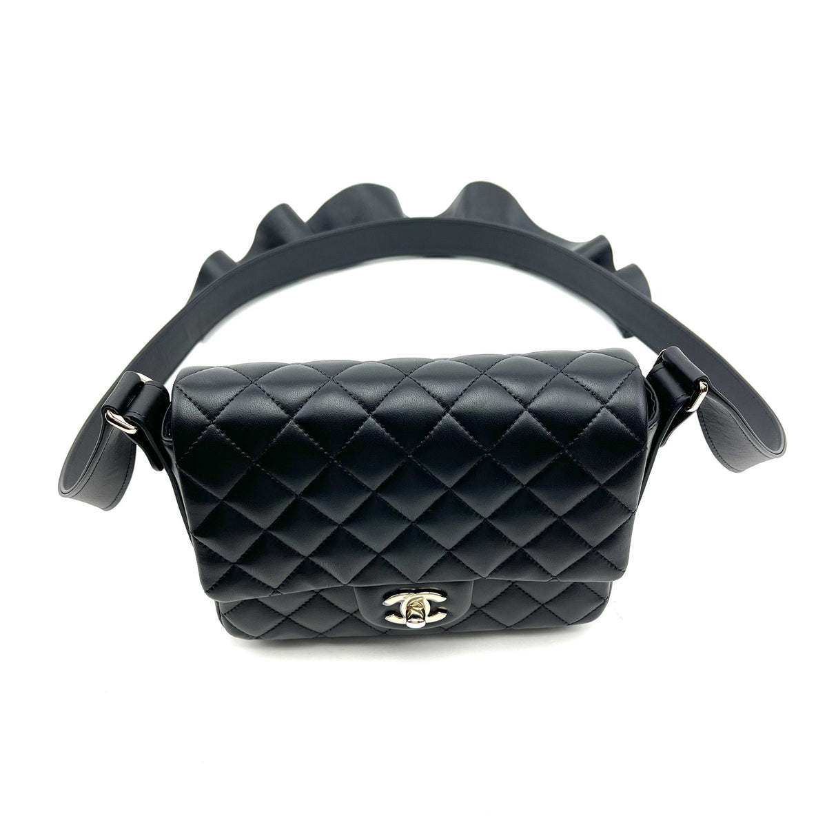 Chanel Calfskin Quilted Bolero De Chanel Flap Bag Black - photo 8