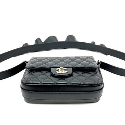 Chanel Calfskin Quilted Bolero De Chanel Flap Bag Black - photo 9