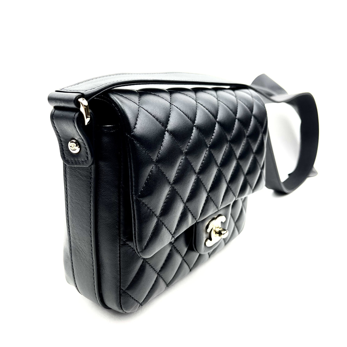 Chanel Calfskin Quilted Bolero De Chanel Flap Bag Black - photo 3