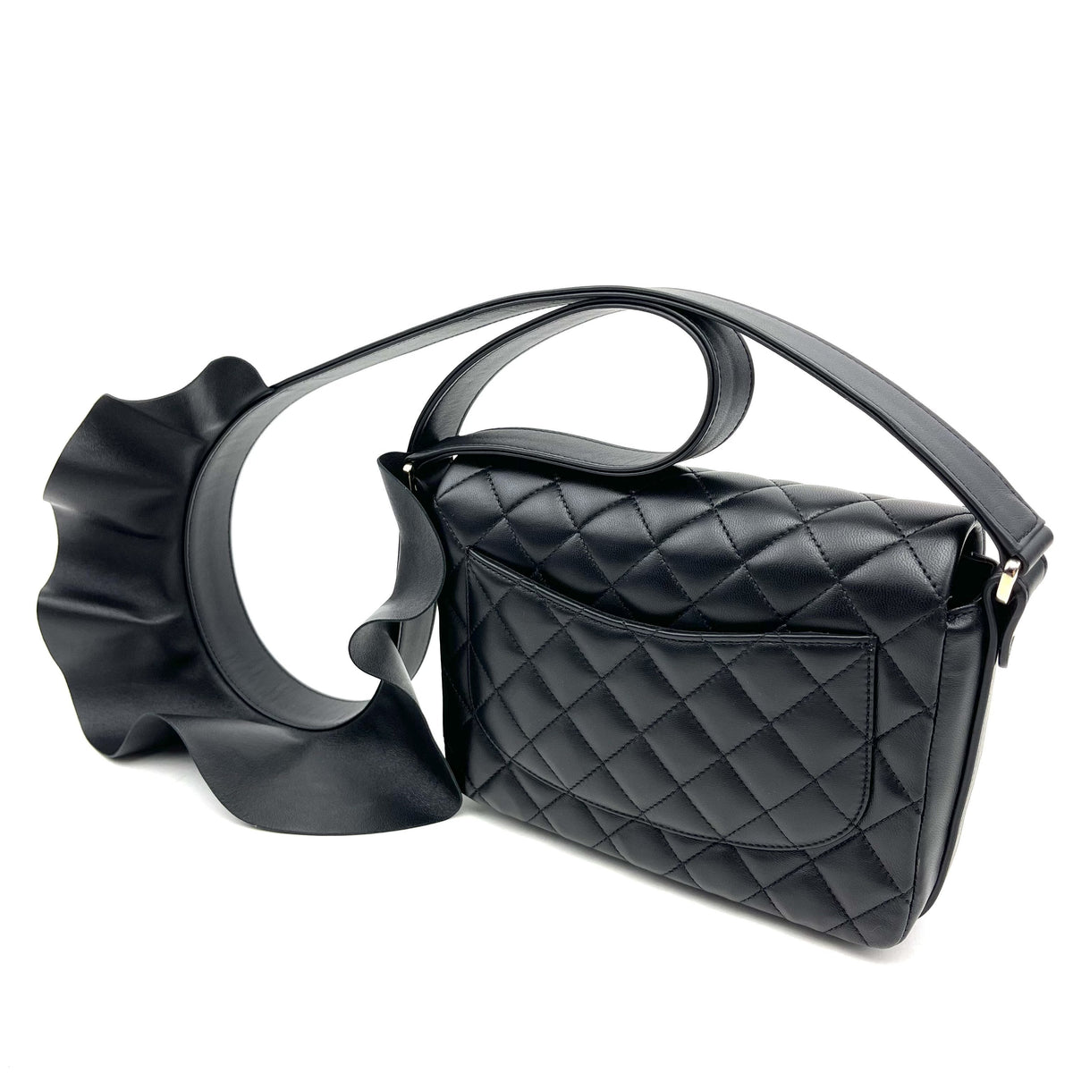 Chanel Calfskin Quilted Bolero De Chanel Flap Bag Black - photo 4