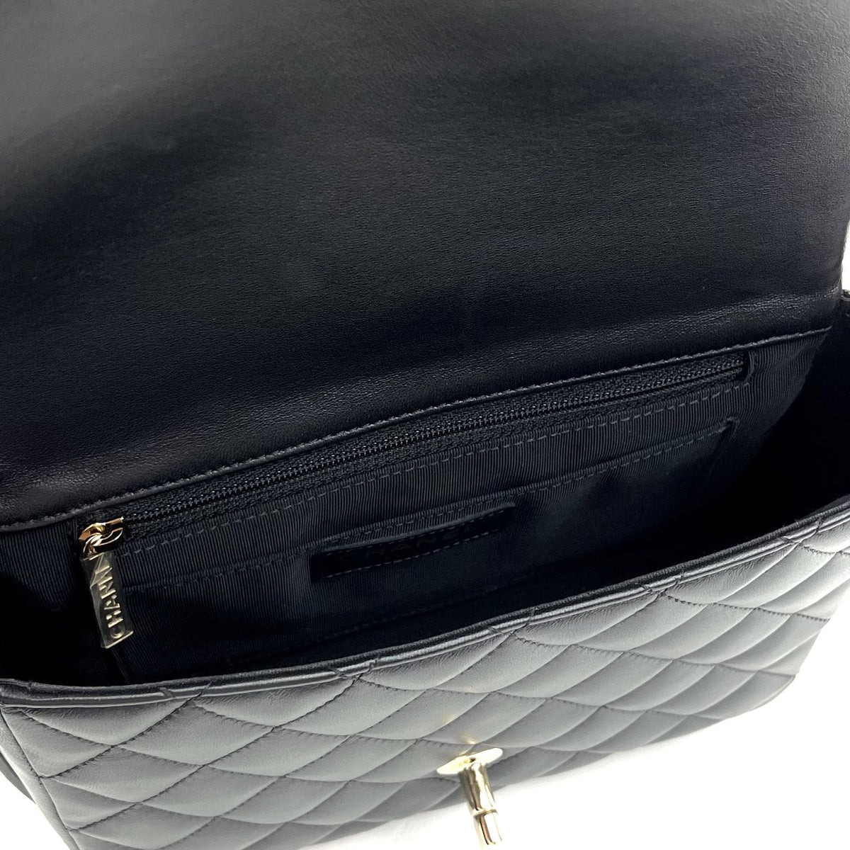 Chanel Calfskin Quilted Bolero De Chanel Flap Bag Black - photo 11
