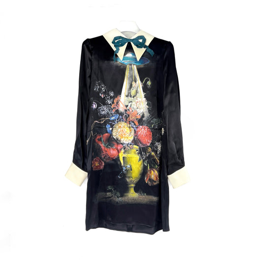 Gucci Floral Silk Dress Size 38 - photo 1