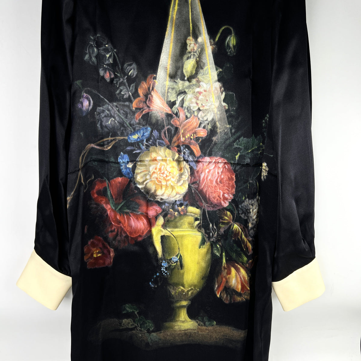 Gucci Floral Silk Dress Size 38 - photo 11