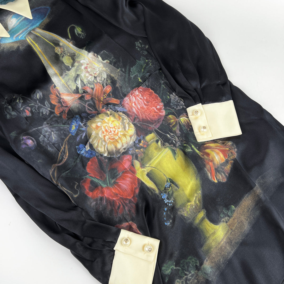 Gucci Floral Silk Dress Size 38 - photo 7