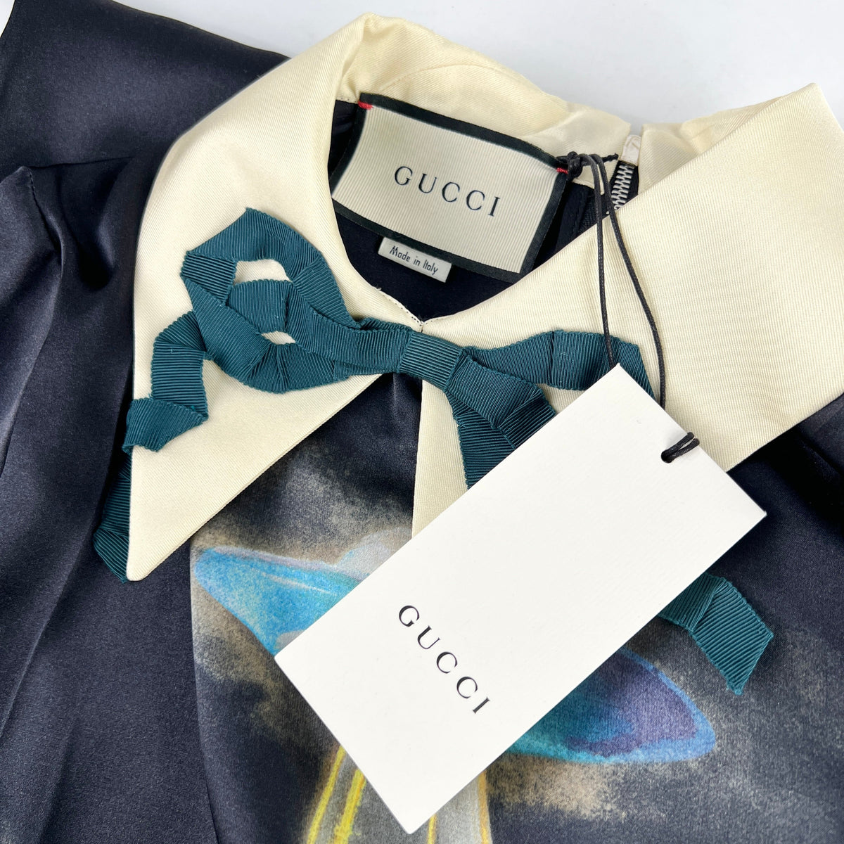 Gucci Floral Silk Dress Size 38 - photo 12
