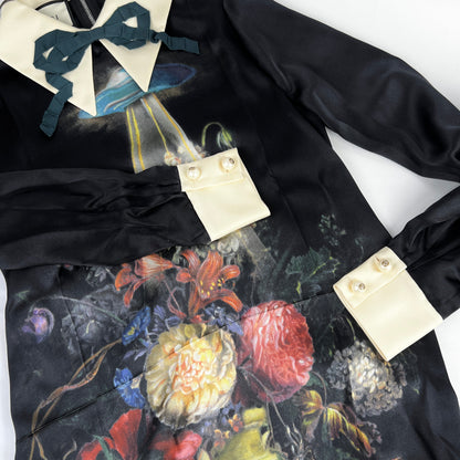 Gucci Floral Silk Dress Size 38 - photo 4