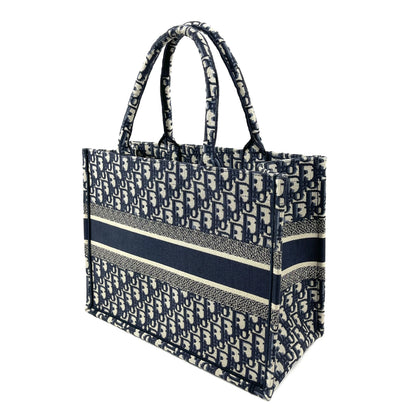 CHRISTIAN DIOR Oblique Canvas Small Book Tote - image 4