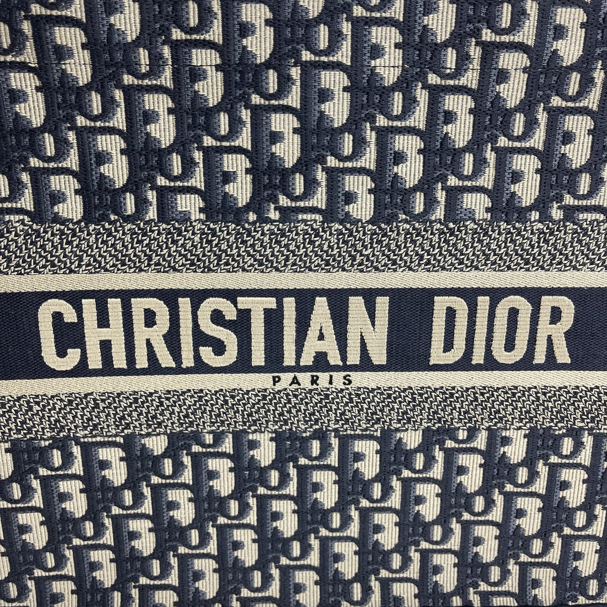 CHRISTIAN DIOR Oblique Canvas Small Book Tote - image 7