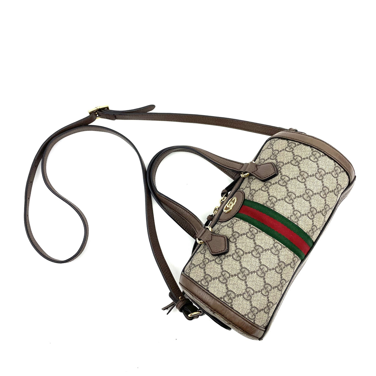 Gucci Small GG Supreme Ophidia Boston Bag - photo 6
