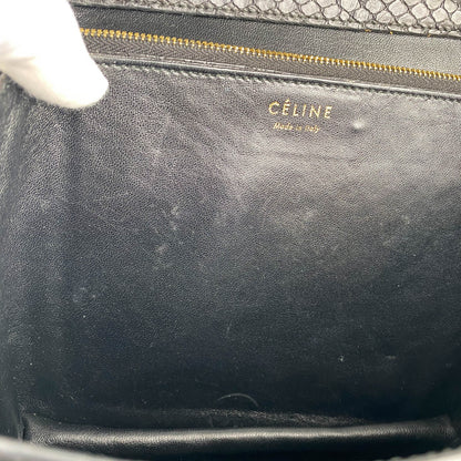 Celine Box Python Bag Black - photo 10