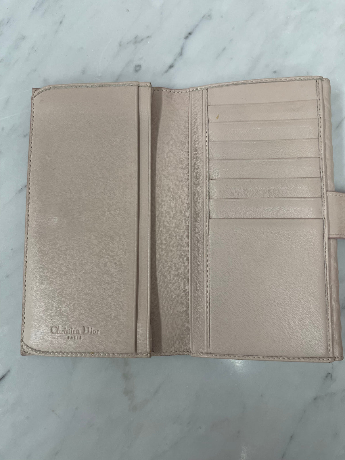 Dior Pink Leather Wallet - photo 4