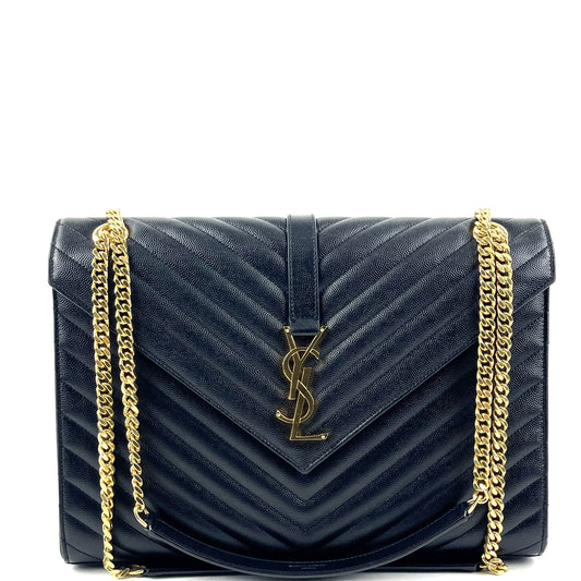 SAINT LAURENT Classic Large Monogram Envelope Bag - image 1