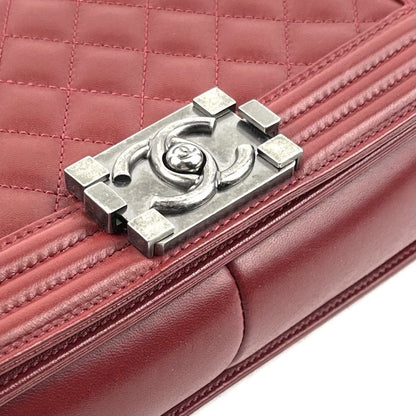 Chanel Medium Boy Bag - Red - photo 6