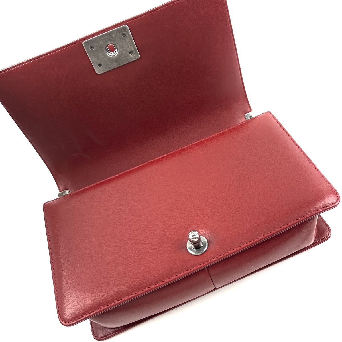 Chanel Medium Boy Bag - Red - photo 7