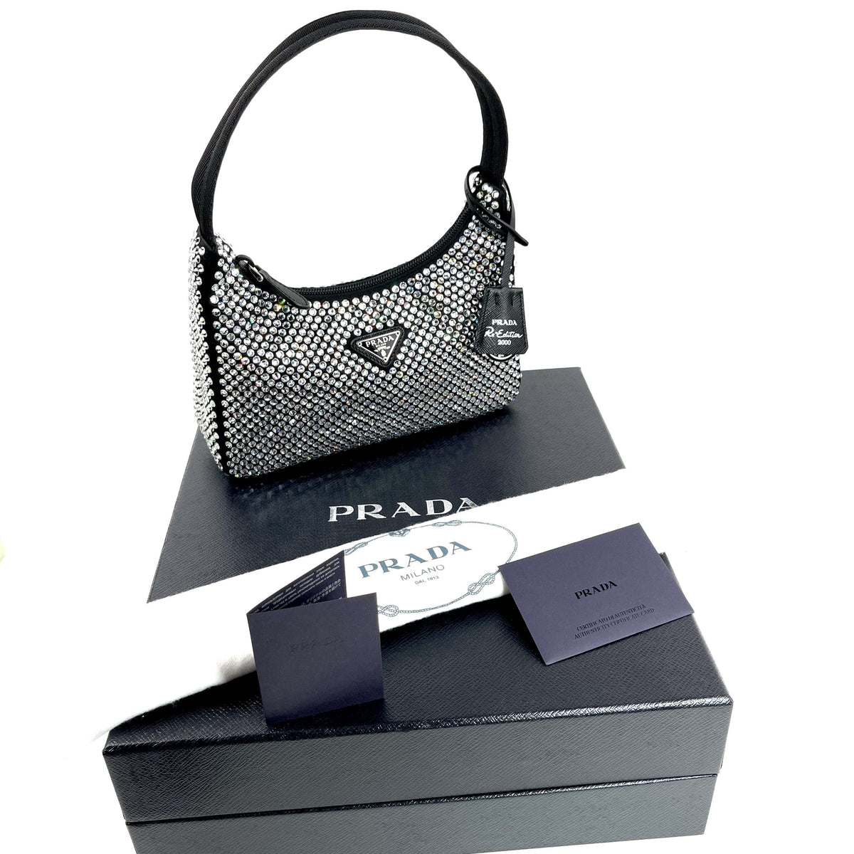 Prada Crystal Re-Edition 2000 Mini Bag - photo 4