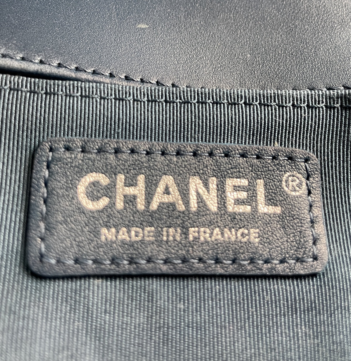 CHANEL Medium Quilted Boy Bag - Blue - image 7