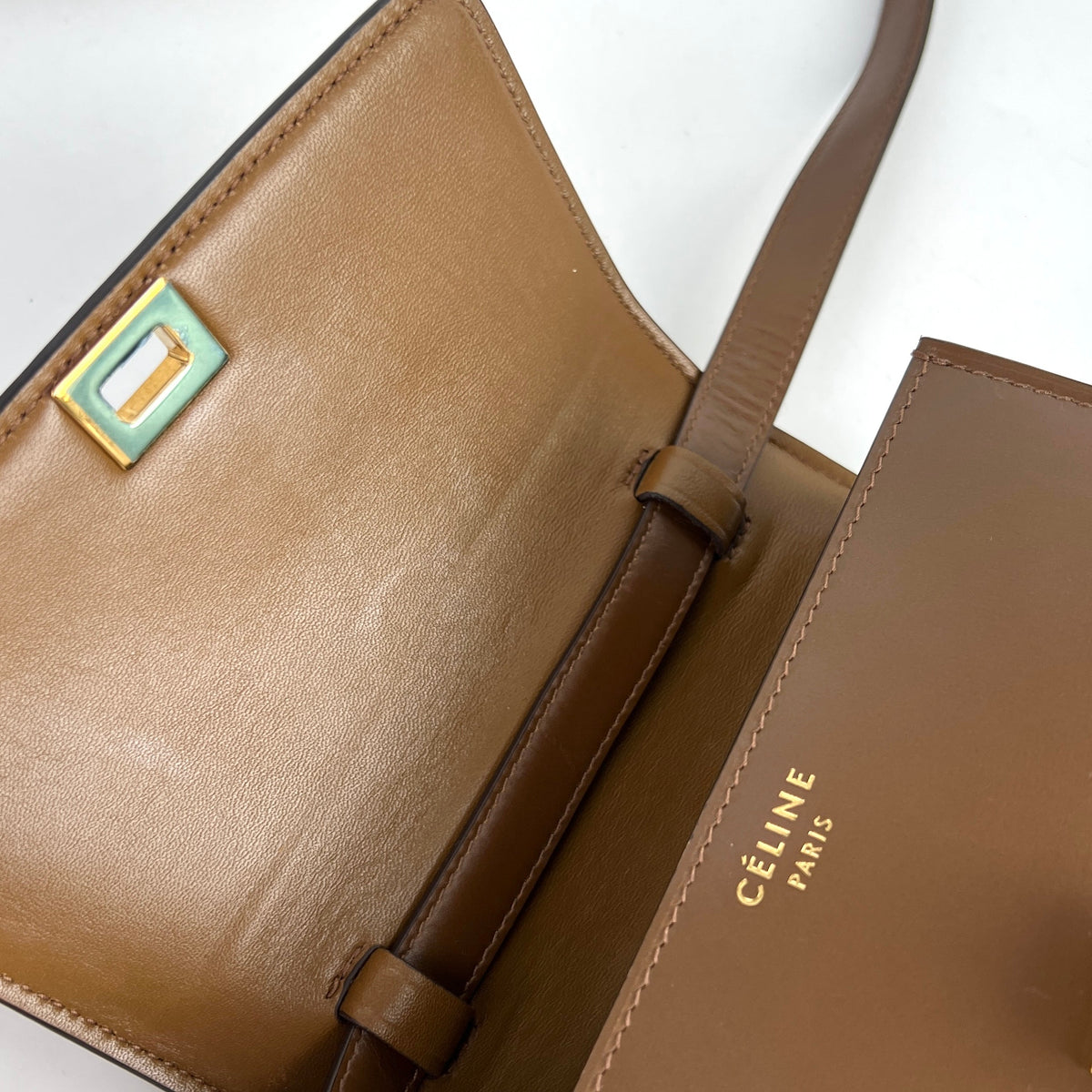 Celine Teen Box Brown - photo 8