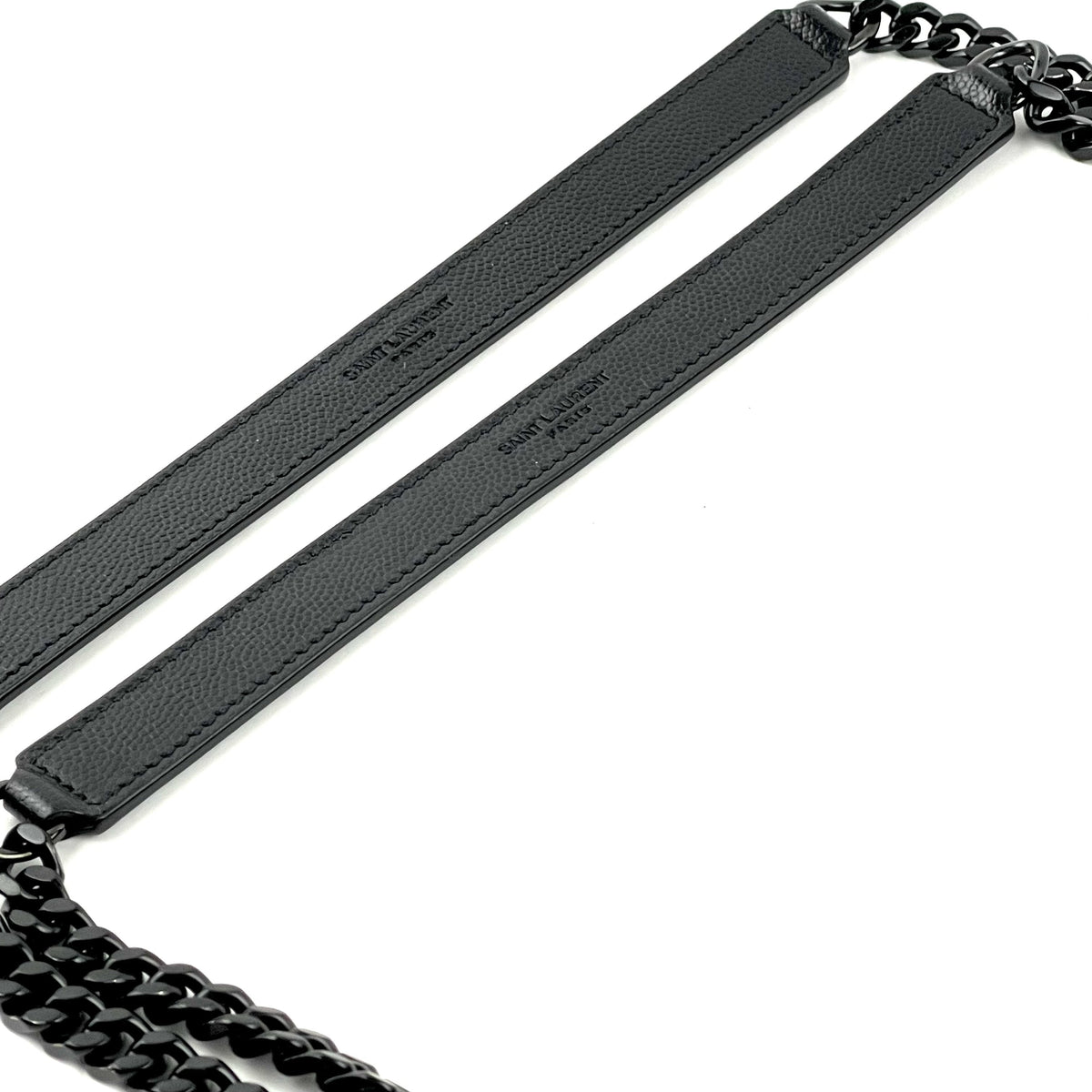 SAINT LAURENT Lg Triquilt Monogram Matelasse Envelope Bag - image 8