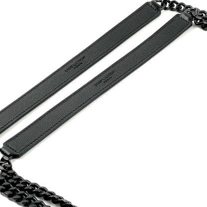 SAINT LAURENT Lg Triquilt Monogram Matelasse Envelope Bag - image 8