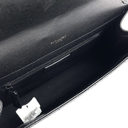 SAINT LAURENT Lg Triquilt Monogram Matelasse Envelope Bag - image 9