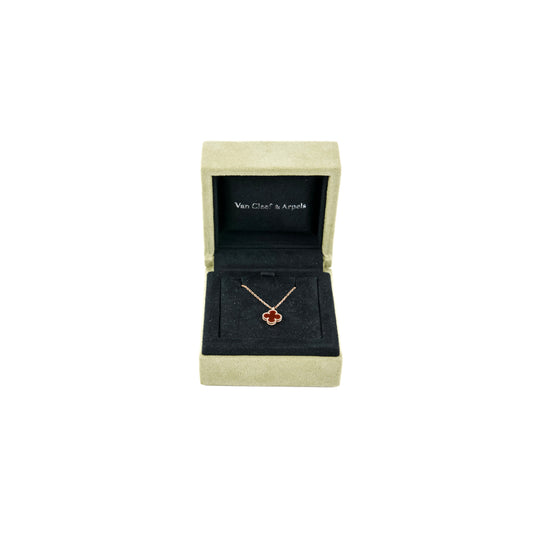 Van Cleef & Arpels VCA Sweet Alhambra Pendant Carnelian 2022 - photo 1