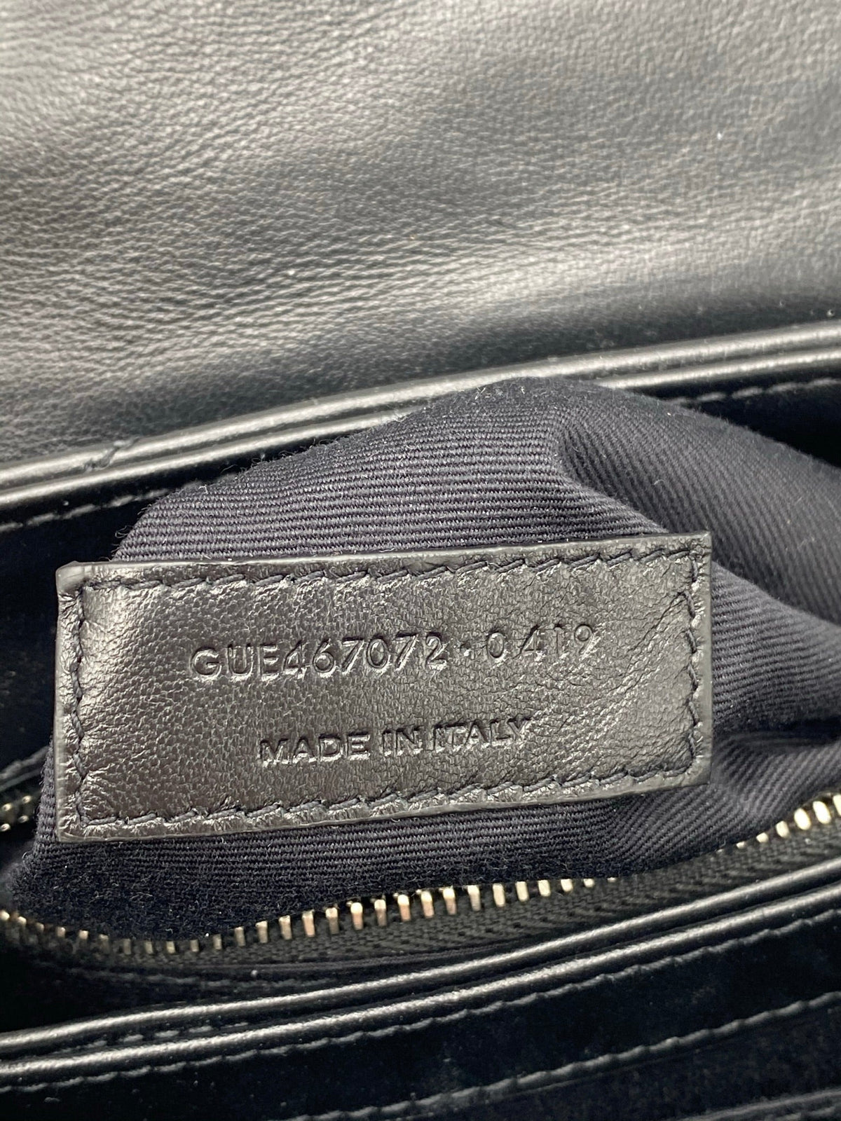 Saint Laurent Monogram Loulou Toy Silver Hardware Black Leather Shoulder Bag - photo 12